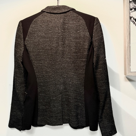 Rag & Bone Wool Tweed Blazer Size 2 Black - Picture 4 of 5